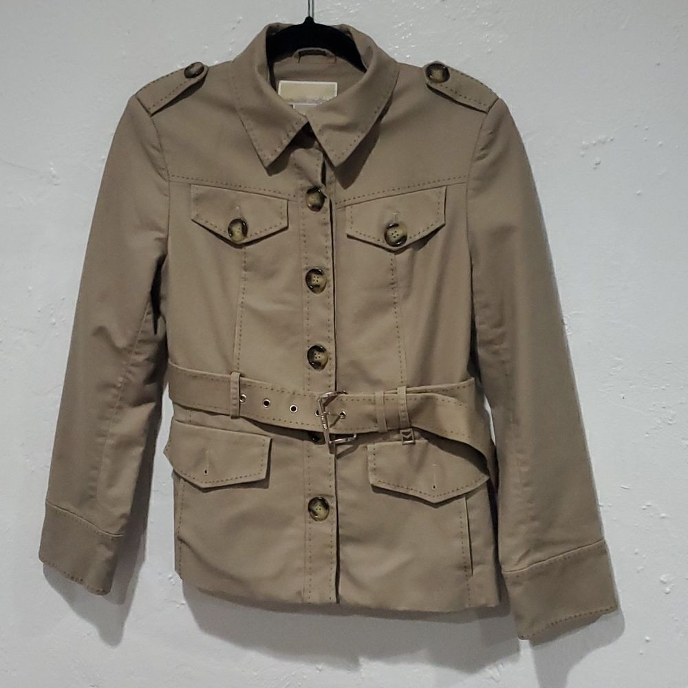 Michael Kors Utility or Field Jacket in Tan Size S